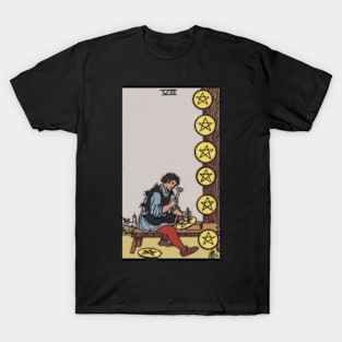 Tarot Card = Eight of Pentacles T-Shirt